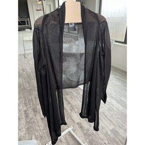 White House Black Market Black Shawl size M